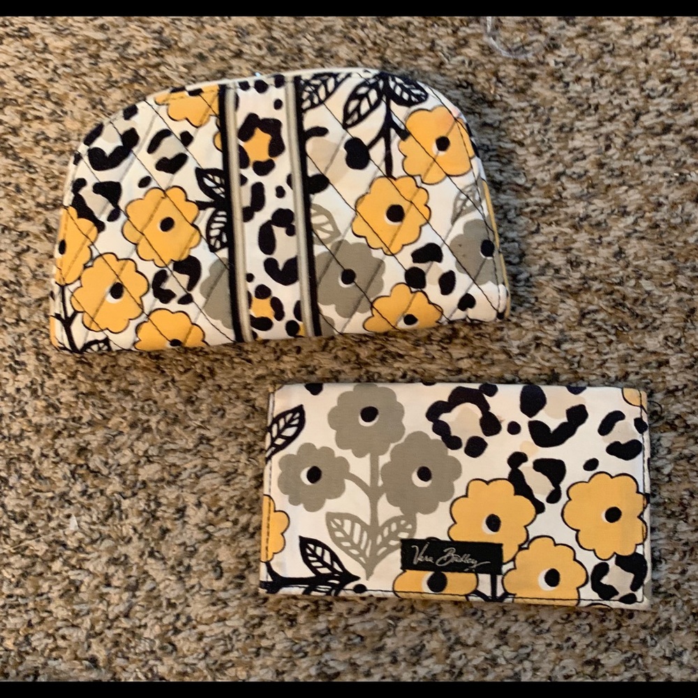 Vera Bradley KISS Lock Wallet and Checkbook Cover